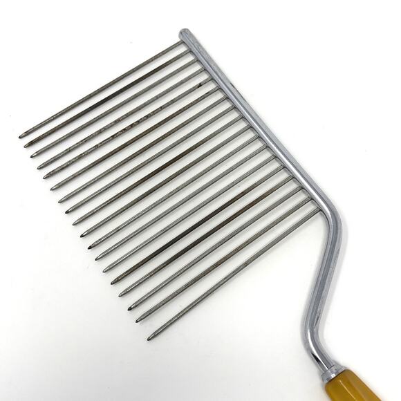 Vintage Butterscotch Bakelite Handle Cake Breaker Utensil 11" Long - Picture 3 of 7